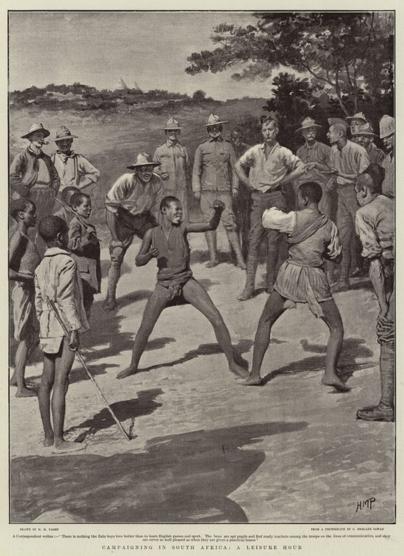 Campagne en Afrique du Sud, une heure de loisir - Henry Marriott Paget