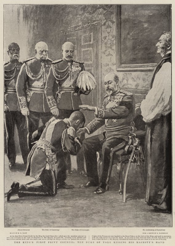 Le premier conseil privé du roi, le duc d