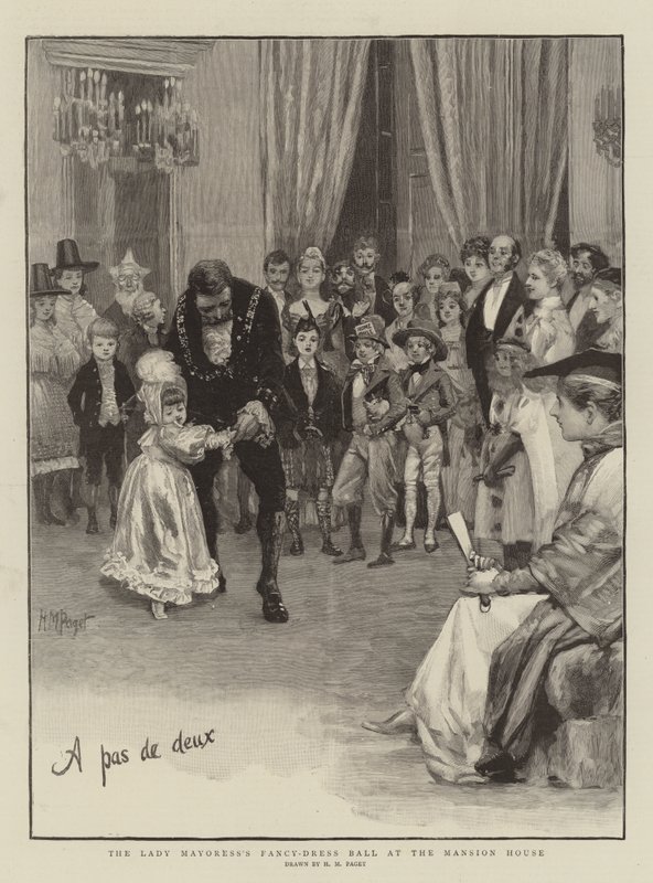 Bal costumé de la Lady Mayoress à Mansion House - Henry Marriott Paget