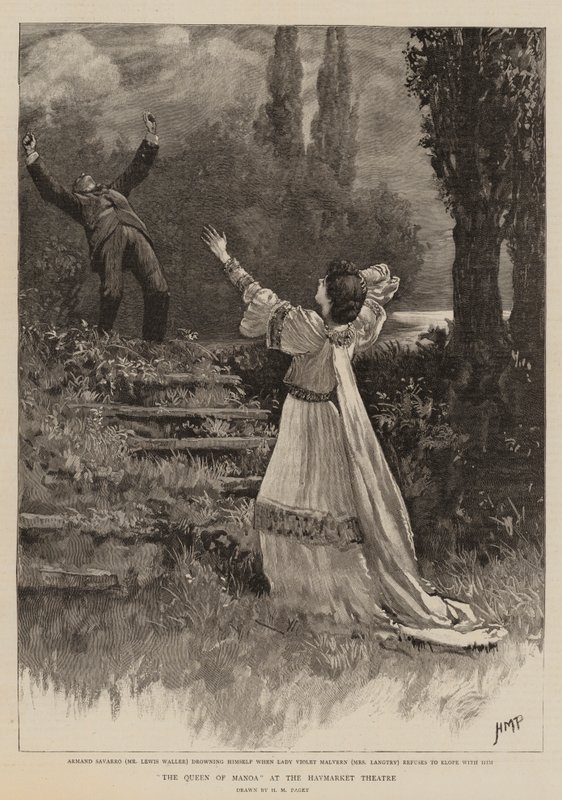 La reine de Manoa au théâtre Haymarket - Henry Marriott Paget