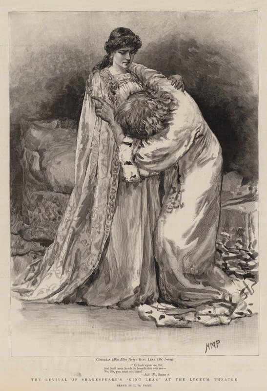 La reprise du Roi Lear de Shakespeare au Lyceum Theatre - Henry Marriott Paget