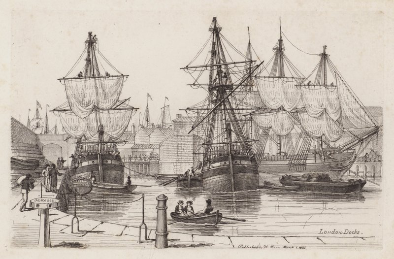 Docks de Londres - Henry Moses