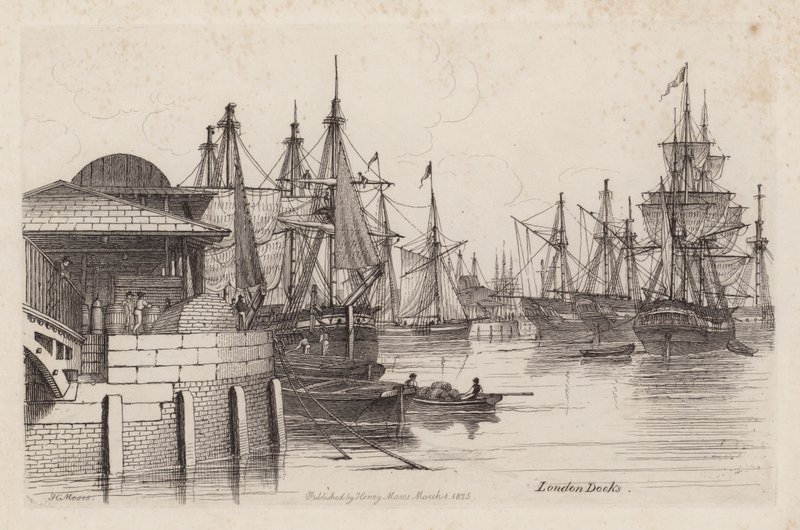 Docks de Londres - Henry Moses
