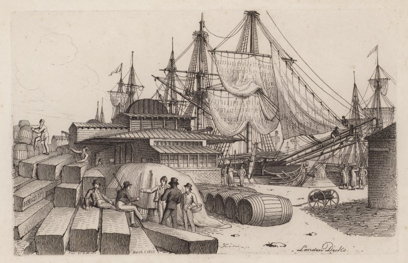 Docks de Londres - Henry Moses