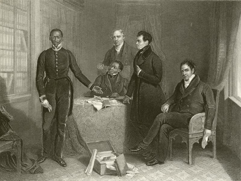 Jan Tzatzoe, Andries Stoffles, Révérend Dr Philip et Révérend Mess Read, Senior et Junior - Henry Room