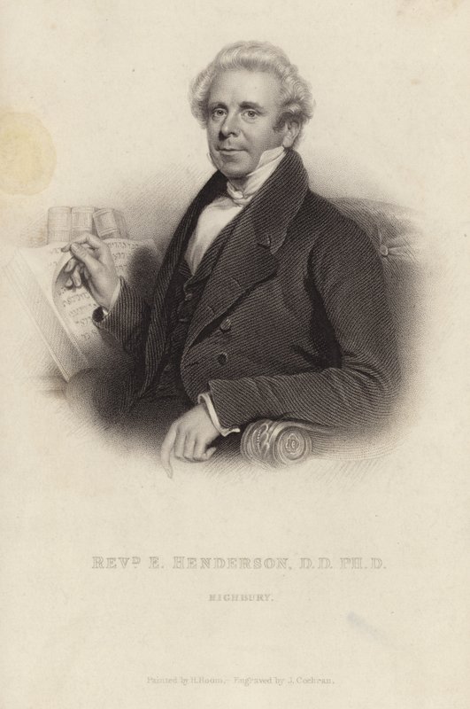 Révérend Ebenezer Henderson - Henry Room