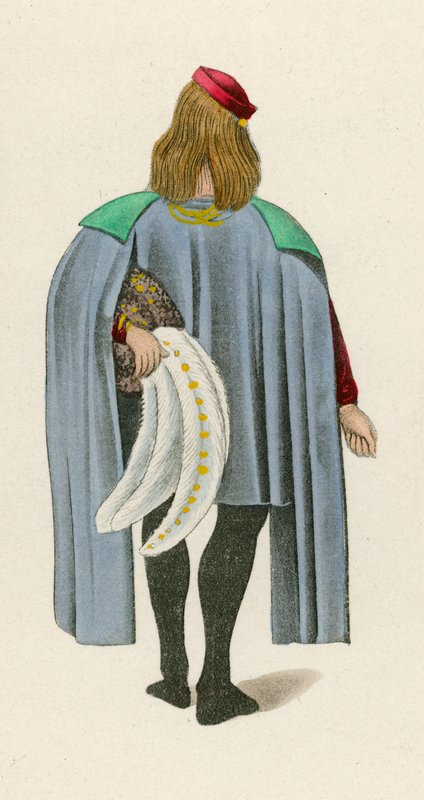 Figure 2 du Roman de la Rose, c.1480, au British Museum, Harl M S 4425 - Henry Shaw