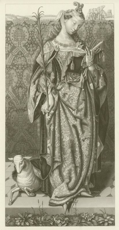 Sainte Agnès - Henry Shaw
