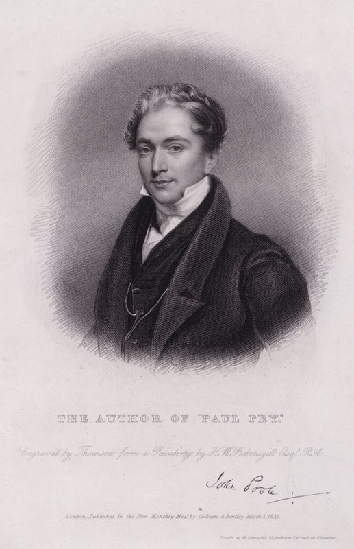 John Poole, dramaturge anglais, auteur de Paul Pry - Henry William (after) Pickersgill