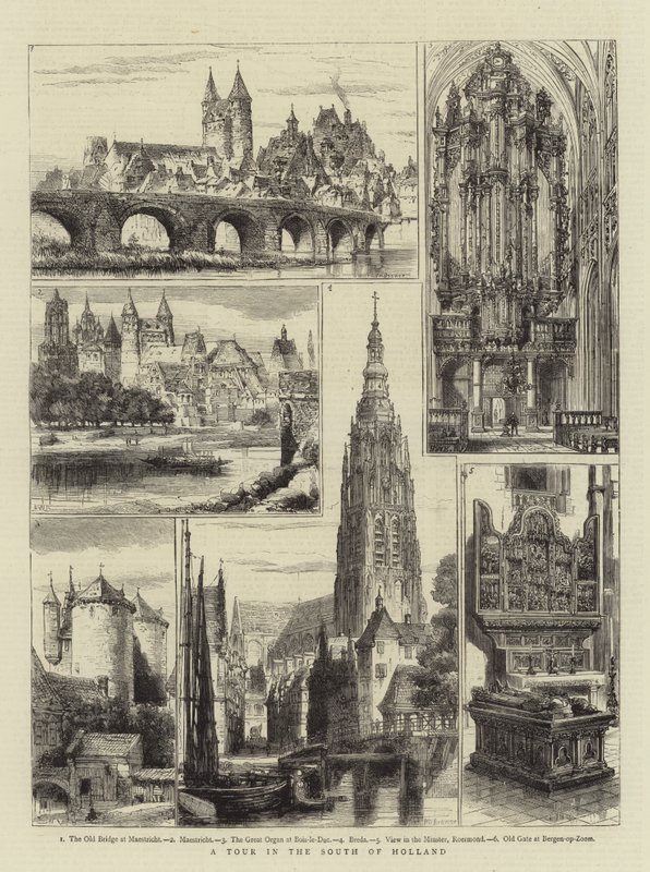 Un tour dans le sud de la Hollande - Henry William Brewer