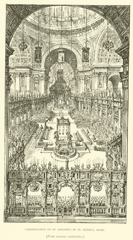 Canonisation de Saint Ignace à Saint-Pierre, Rome - Henry William Brewer