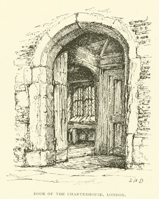 Porte de la Chartreuse, Londres (gravure) - Henry William Brewer