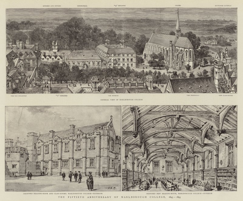 Le cinquantième anniversaire du Marlborough College, 1843-1893 - Henry William Brewer