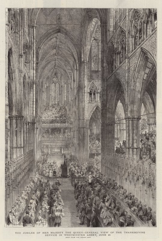 Le Jubilé de Sa Majesté la Reine, Vue Générale du Service d