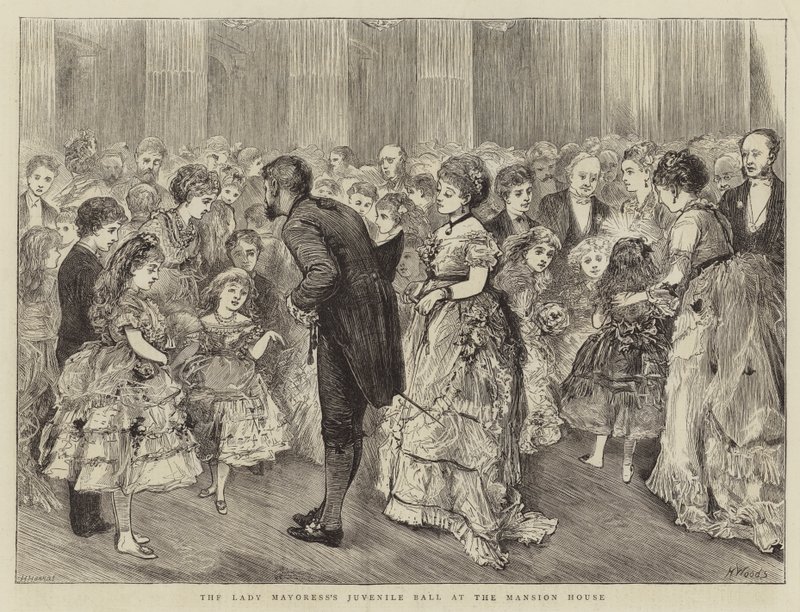Le bal des jeunes du maire à Mansion House - Henry Woods