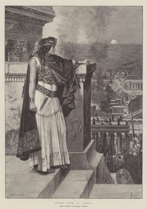 Zénobie, reine de Palmyre - Herbert Gustave Schmalz