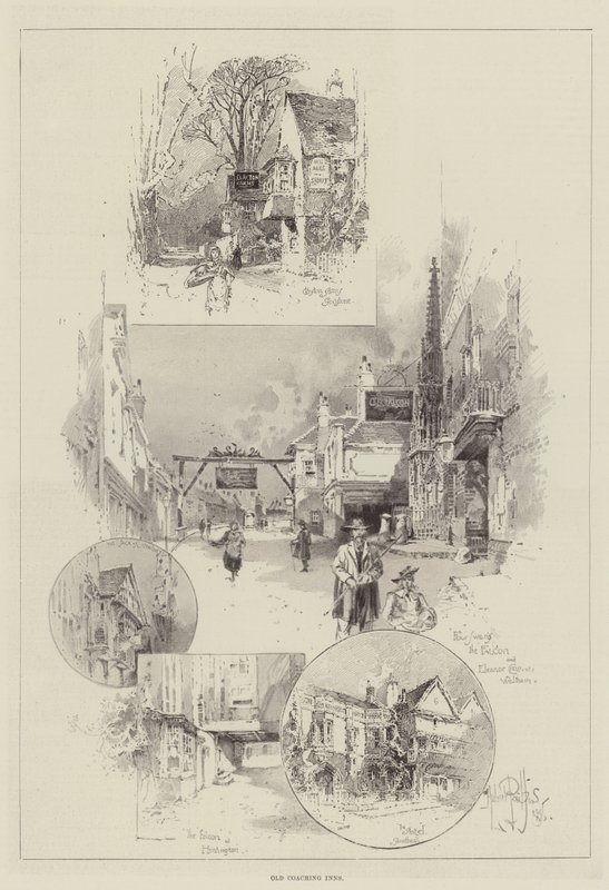 Anciennes auberges de poste - Herbert Railton