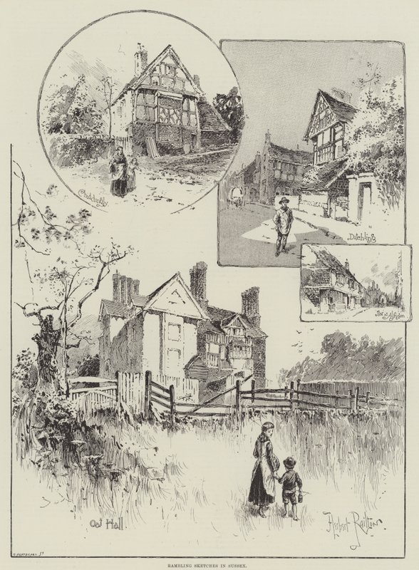 Croquis en vadrouille dans le Sussex - Herbert Railton