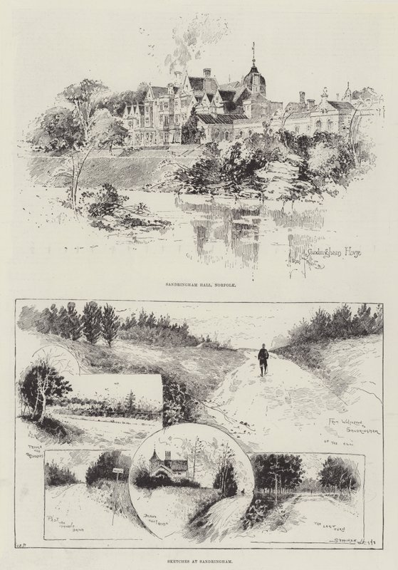 Croquis de Sandringham - Herbert Railton