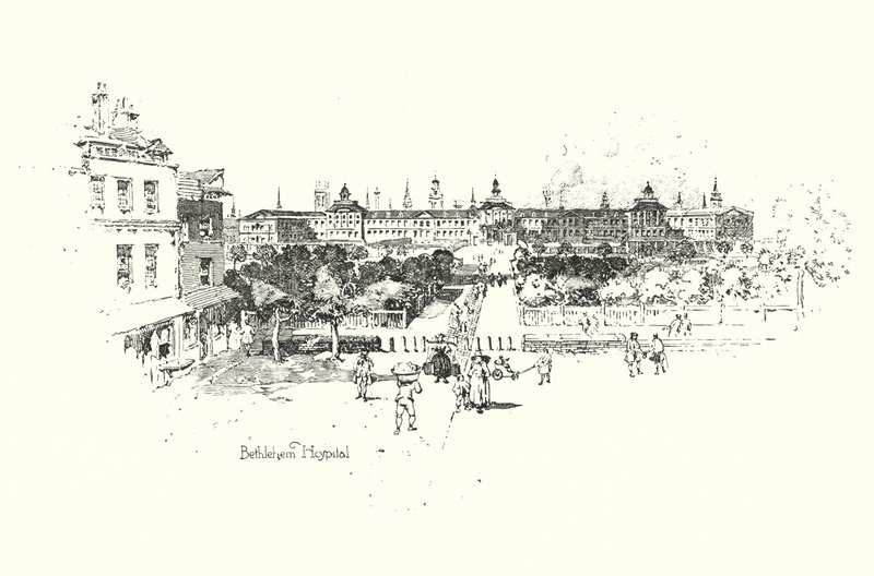 Hôpital de Bethléem, Londres - Herbert (after) Railton