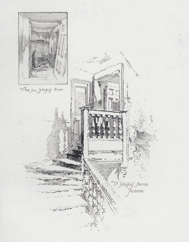 Chambre et escalier de l