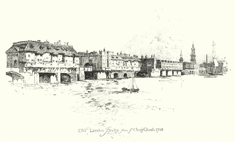 Vieux Pont de Londres, depuis l