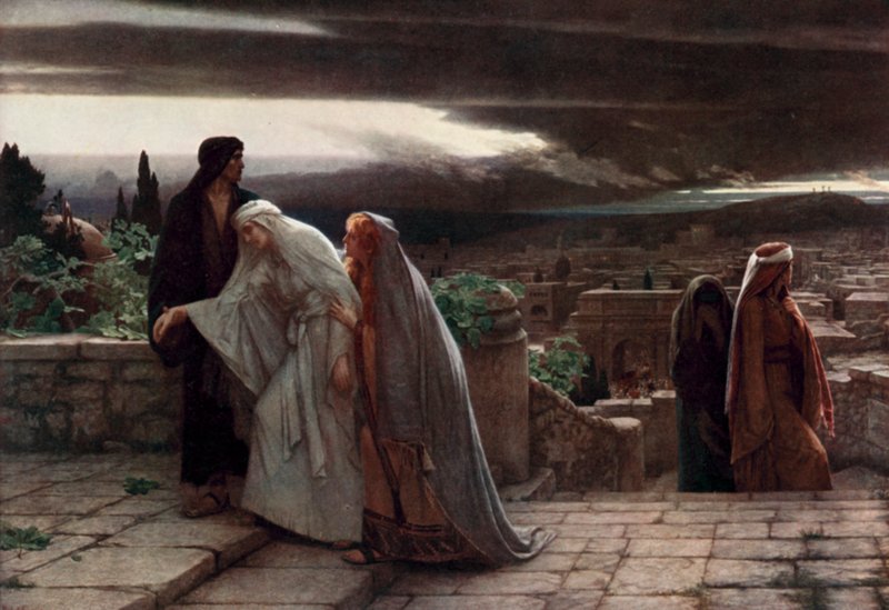 Le Retour du Calvaire - Herbert Gustave Schmalz
