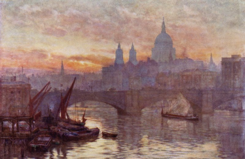 Pont de Southwark et Cathédrale Saint-Paul - Herbert Menzies (after) Marshall