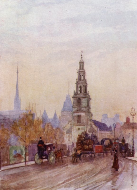 St Clement et les tribunaux - Herbert Menzies (after) Marshall