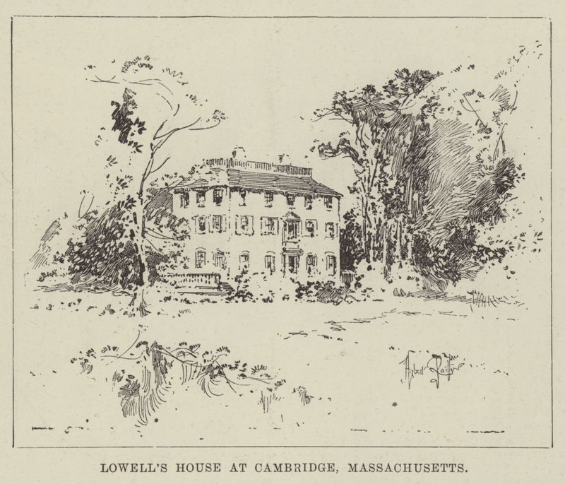 Maison de Lowell à Cambridge, Massachusetts - Herbert Railton