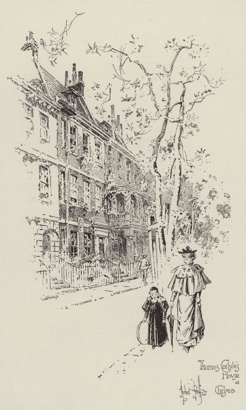 Maison de Thomas Carlyle à Chelsea - Herbert Railton