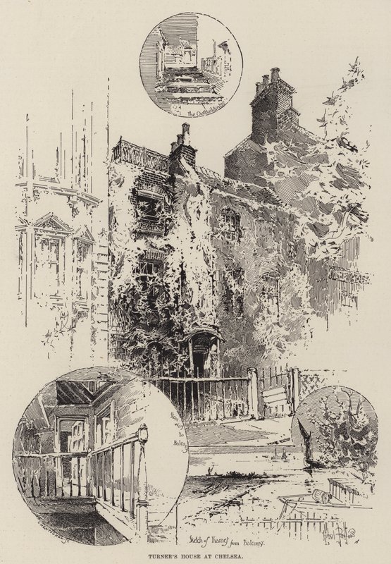 La Maison de Turner à Chelsea - Herbert Railton
