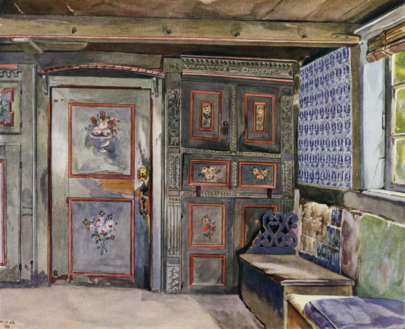 Partie de la salle dans la maison Hufner de M. Hittscher à Curslack - Hermann Haase