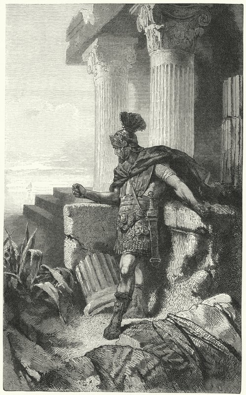 Gaius Marius en exil parmi les ruines de Carthage - Hermann Vogel