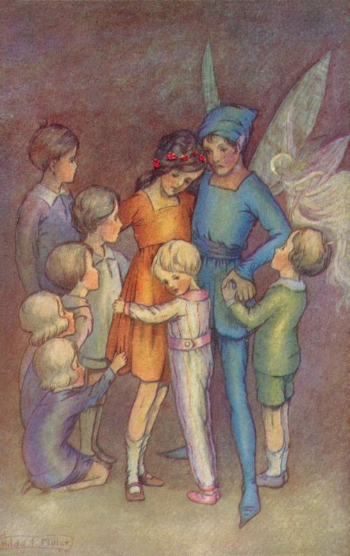 Peter Pan et Clochette - Hilda Theodora Miller