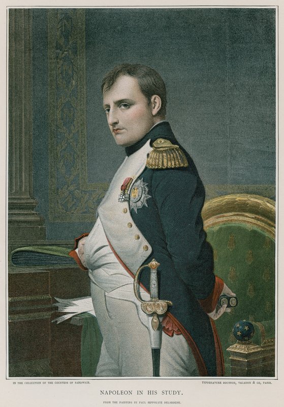 Napoléon dans son étude - Hippolyte Delaroche