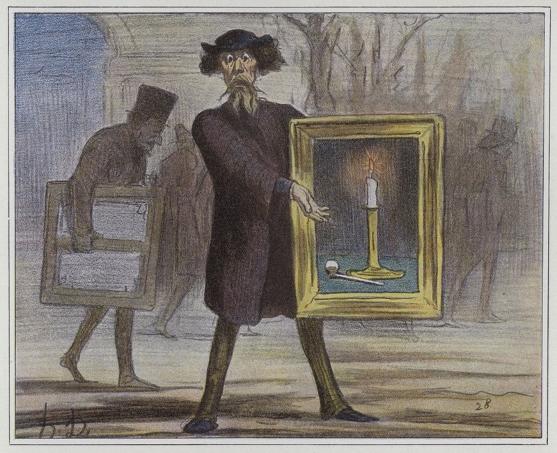 Ils ont rejeté ça...les ignorants! - Honore circle of Daumier
