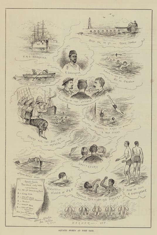Sports nautiques à Port-Saïd - Horace Morehen