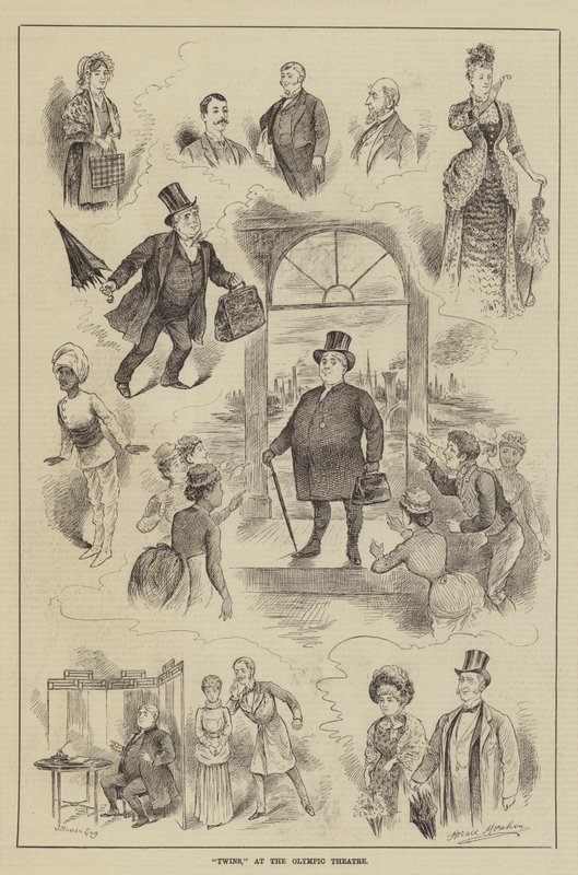 Jumeaux, au Théâtre Olympique - Horace Morehen