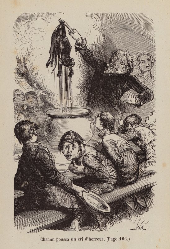 Illustration pour Un Bon Petit Diable (gravure) - Horace (after) Castelli