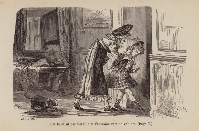 Illustration pour Un Bon Petit Diable (gravure) - Horace (after) Castelli