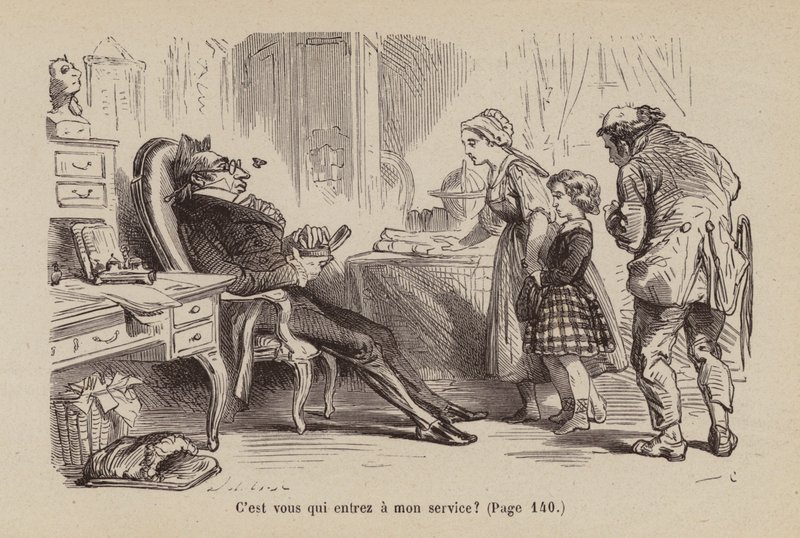 Illustration pour Un Bon Petit Diable - Horace (after) Castelli