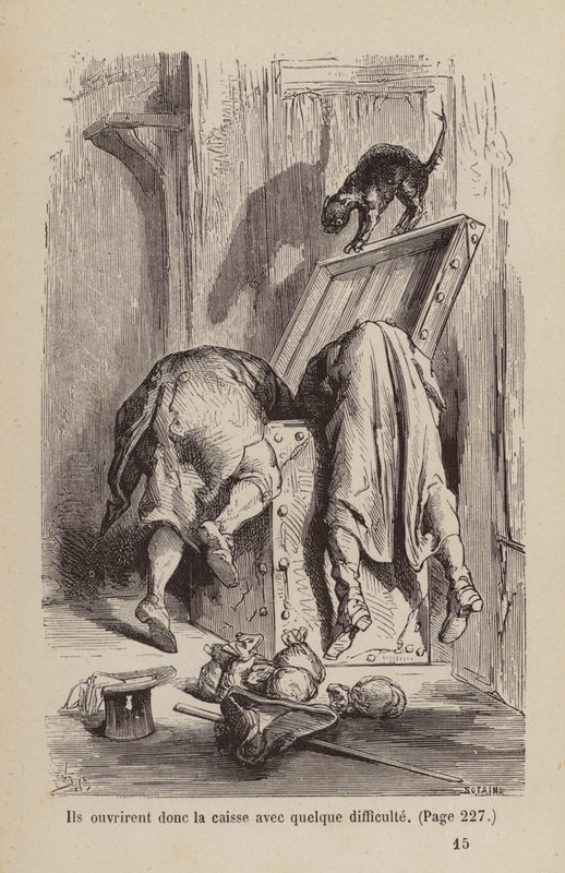 Illustration pour Un Bon Petit Diable (gravure) - Horace (after) Castelli