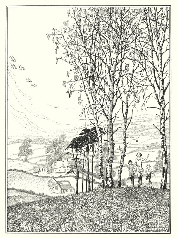 Avril (litho) - Horace J. Knowles