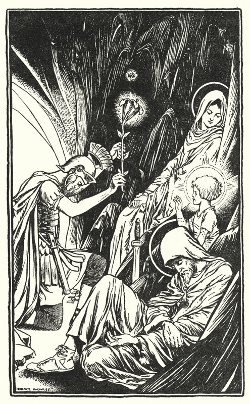 Les enfants de Bethléem (litho) - Horace J. Knowles
