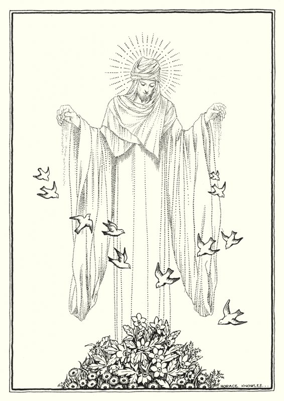 Illustration du Sermon sur la montagne (gravure) - Horace J. Knowles