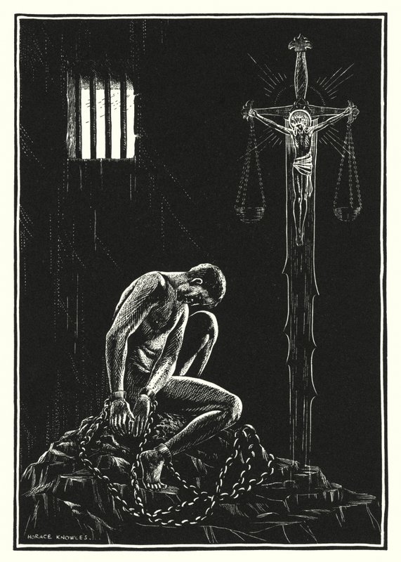 Illustration du Sermon sur la montagne (gravure) - Horace J. Knowles