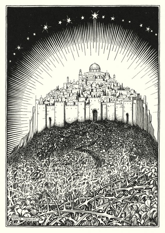 Illustration du Sermon sur la montagne (gravure) - Horace J. Knowles
