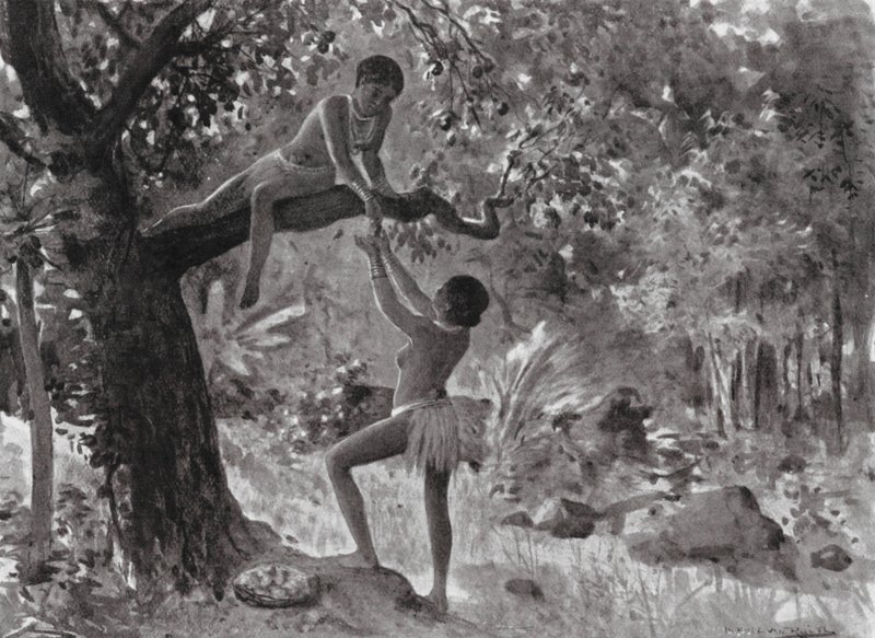 Le Matin de la vie, Le Pain quotidien (lithographie) - Horace van Ruith