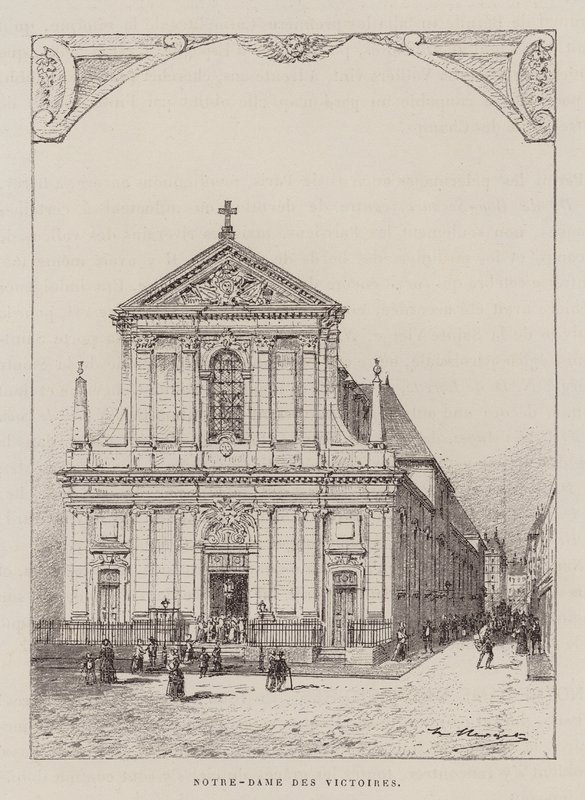 Notre-Dame Des Victoires (gravure) - Hubert Clerget